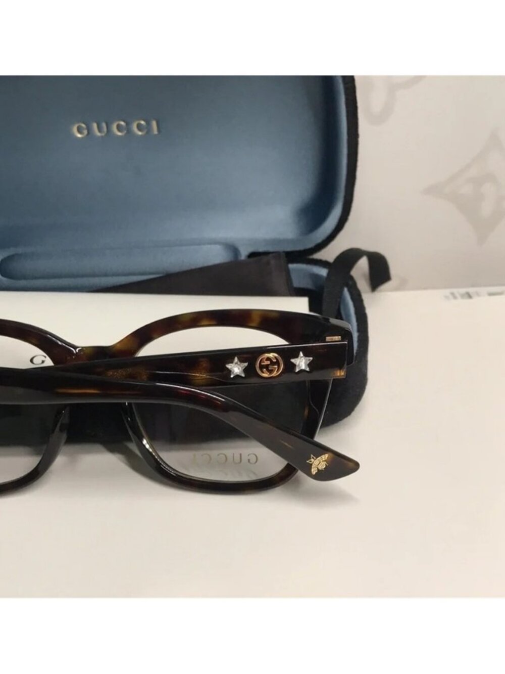 Luxury New Authentic Gucci GG0349O 006 Eyeglasses - Picture 5 of 14